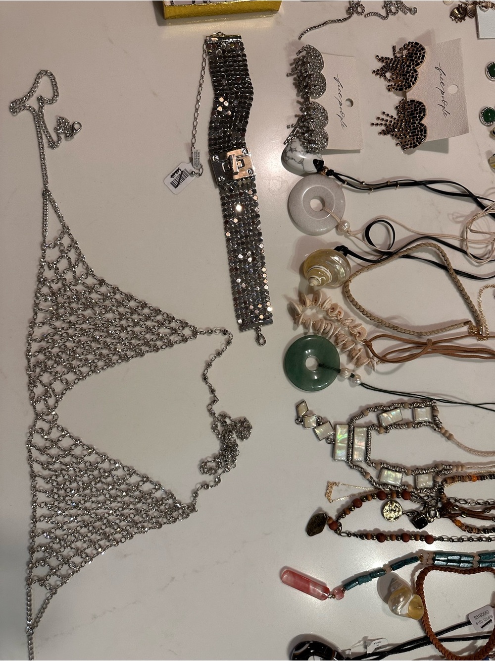 Reseller’s 65 PIECES of Free People Jewelry Collection Silver and Gold NWT/NWOT